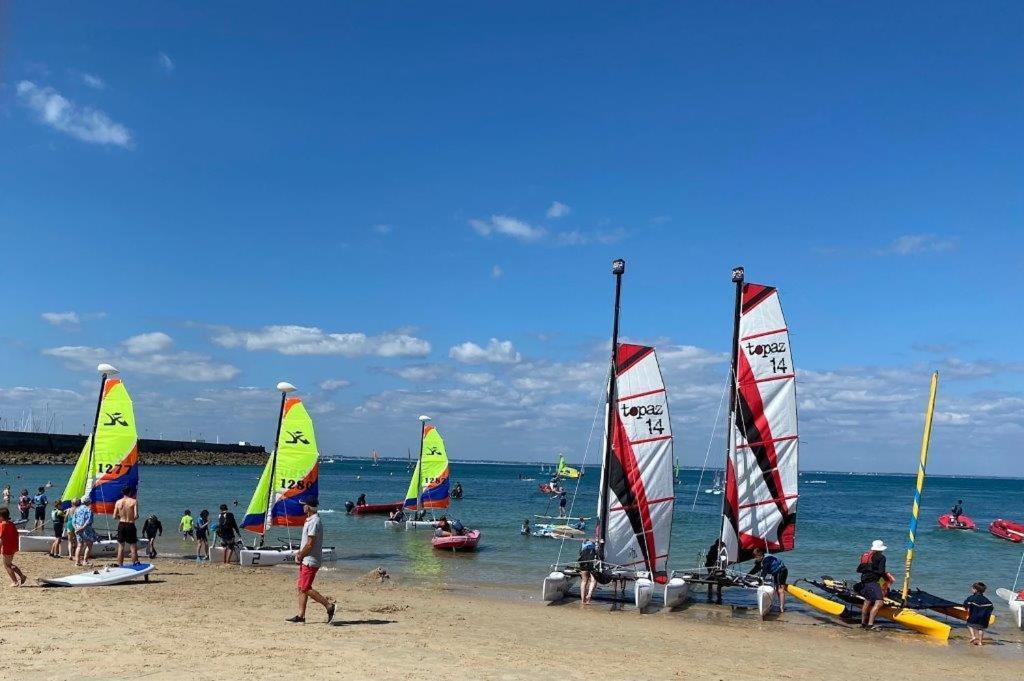 Ker Mamette Bel Appartement En Bord De Mer Quiberon Buitenkant foto